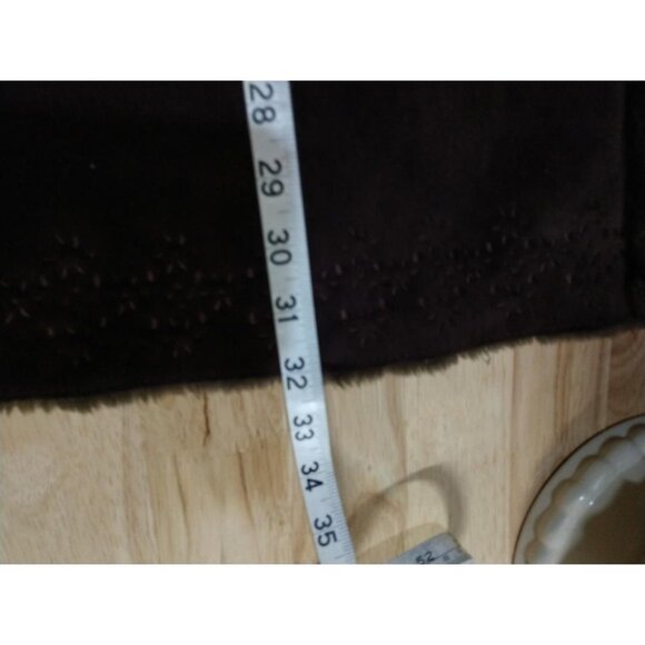 Mackintosh New England Womens Brown Faux Fur Long Coat - Picture 6 of 13